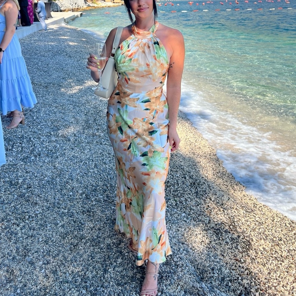 Elegant Floral Maxi Dress